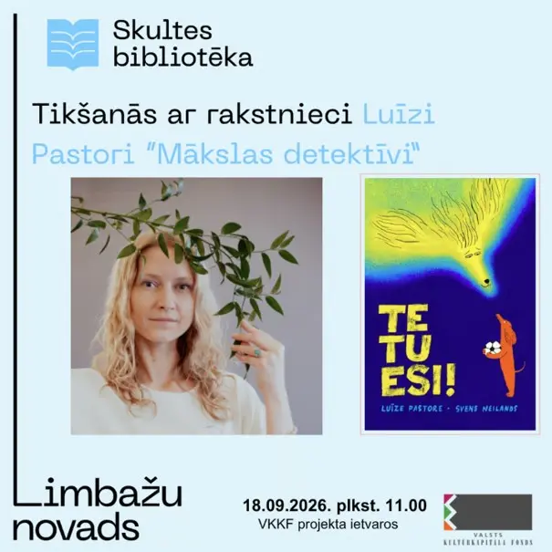 4. klasei tikšanās ar rakstnieci Luīzi Pastori