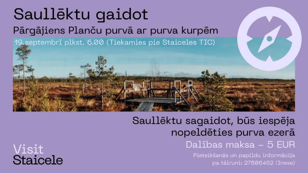 Saullēktu gaidot