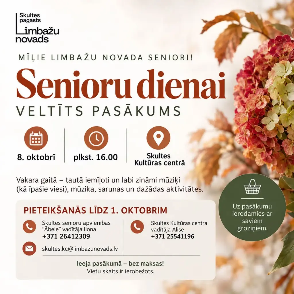 Senioru dienai veltīts pasākums