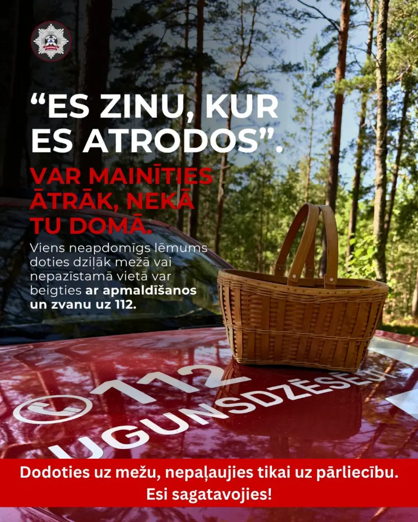 “Es zinu, kur es atrodos!” – līdz brīdim, kad mežā vairs nezini, kurp doties