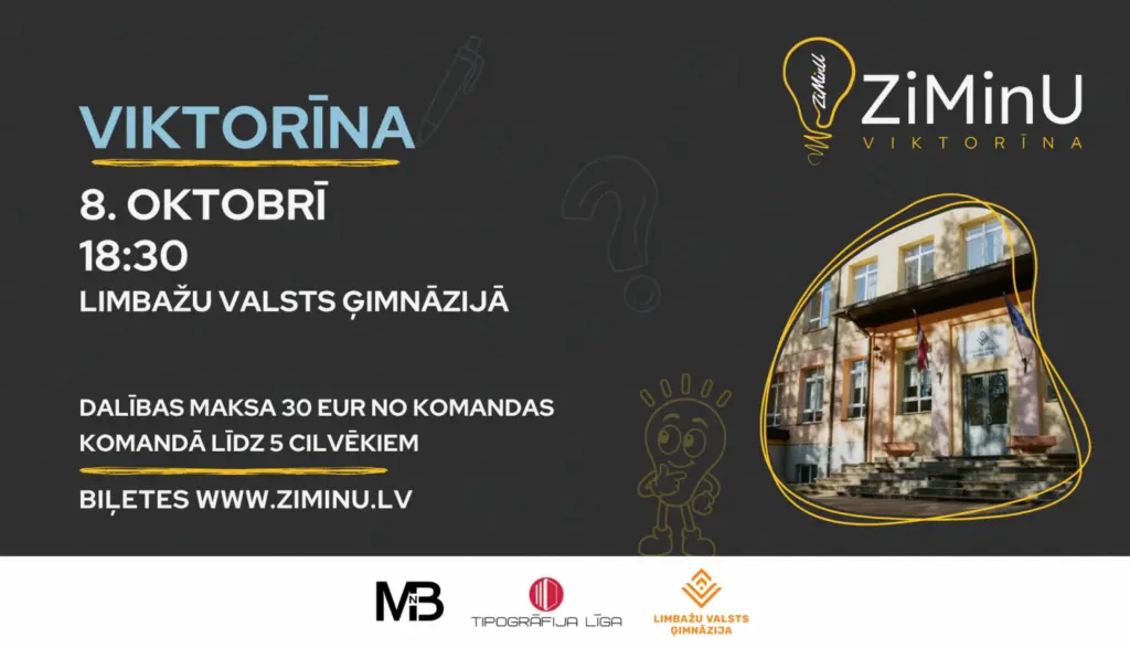 ZiMinU viktorīna Limbažos