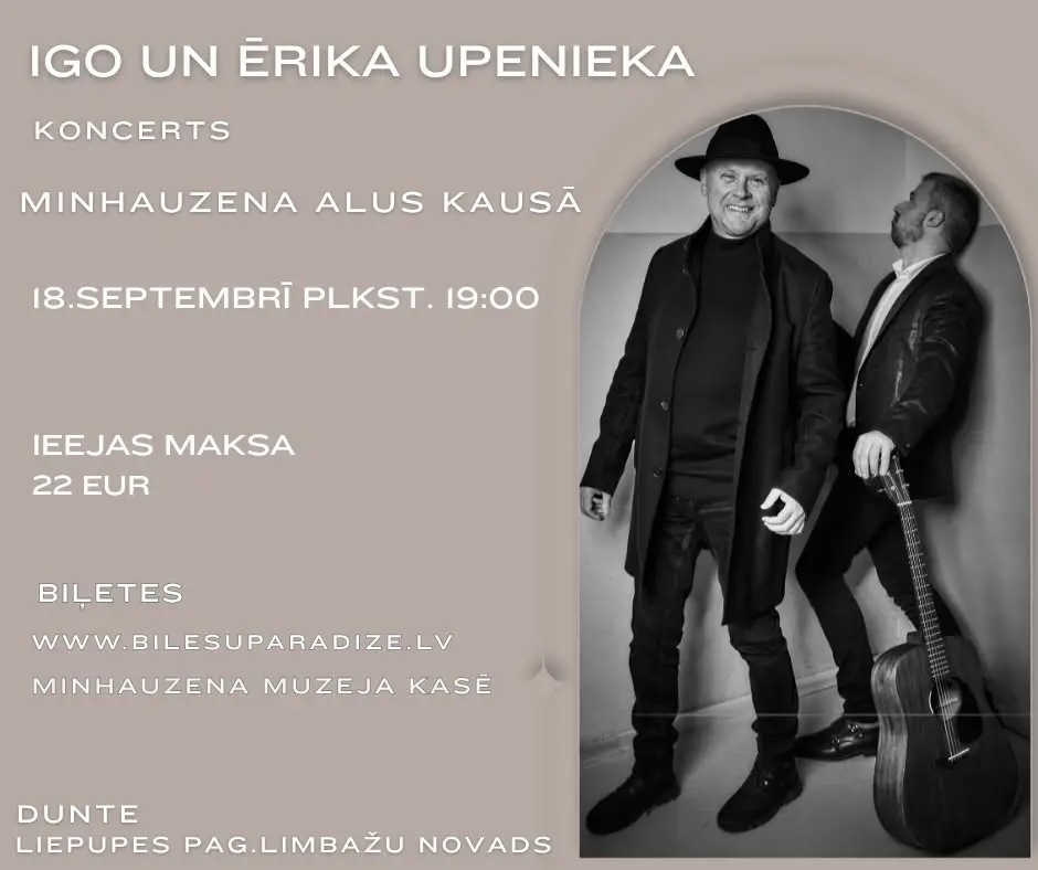 Igo un Ērika Upenieka koncerts