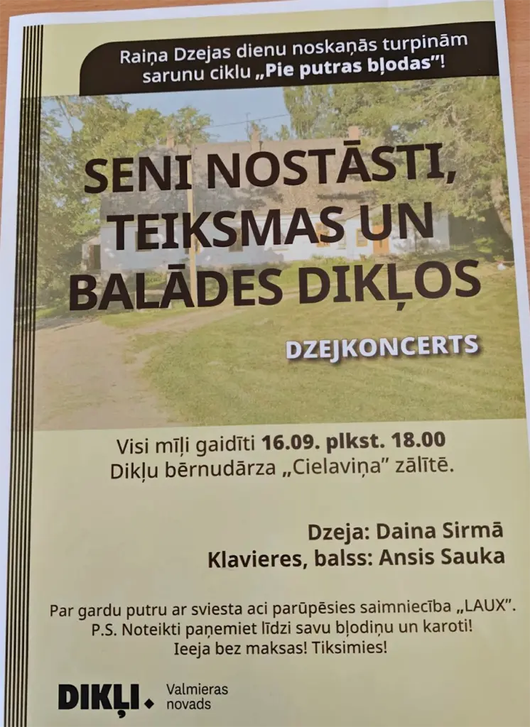 Seni nostāsti, teiksmas un balādes Dikļos