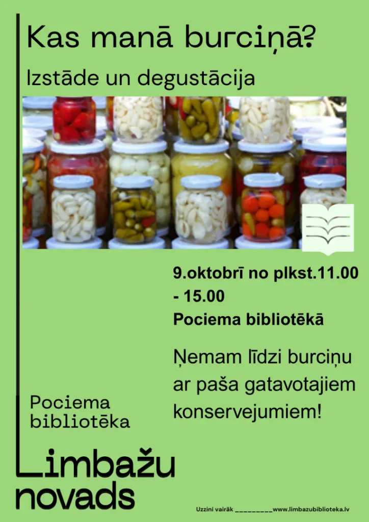 Kas manā burciņā?