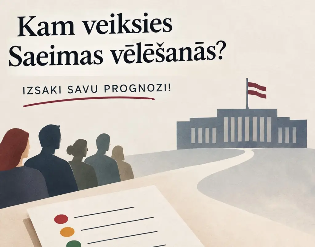 Piedalies spēlē – prognozē Saeimas vēlēšanu rezultātu