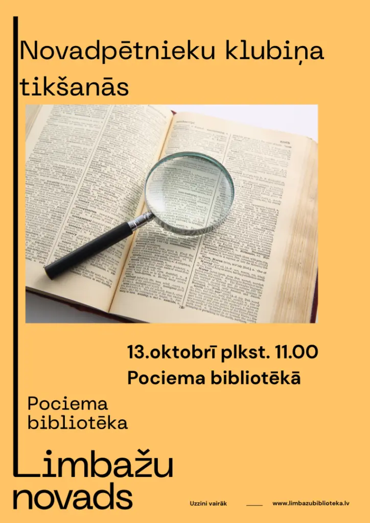 Novadpētniecības klubiņa tikšanās
