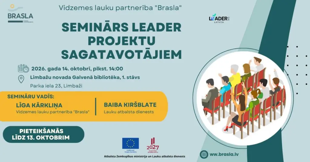 Seminārs LEADER projektu sagatavotājiem