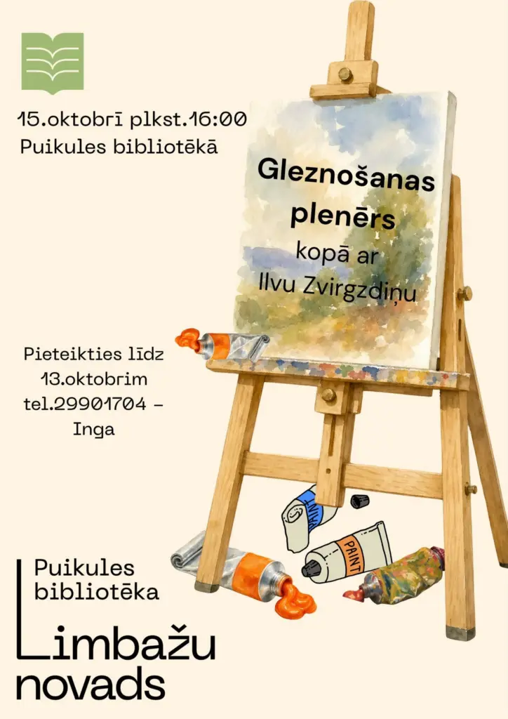 Gleznošanas plenērs kopā ar Ilvu Zvirgzdiņu