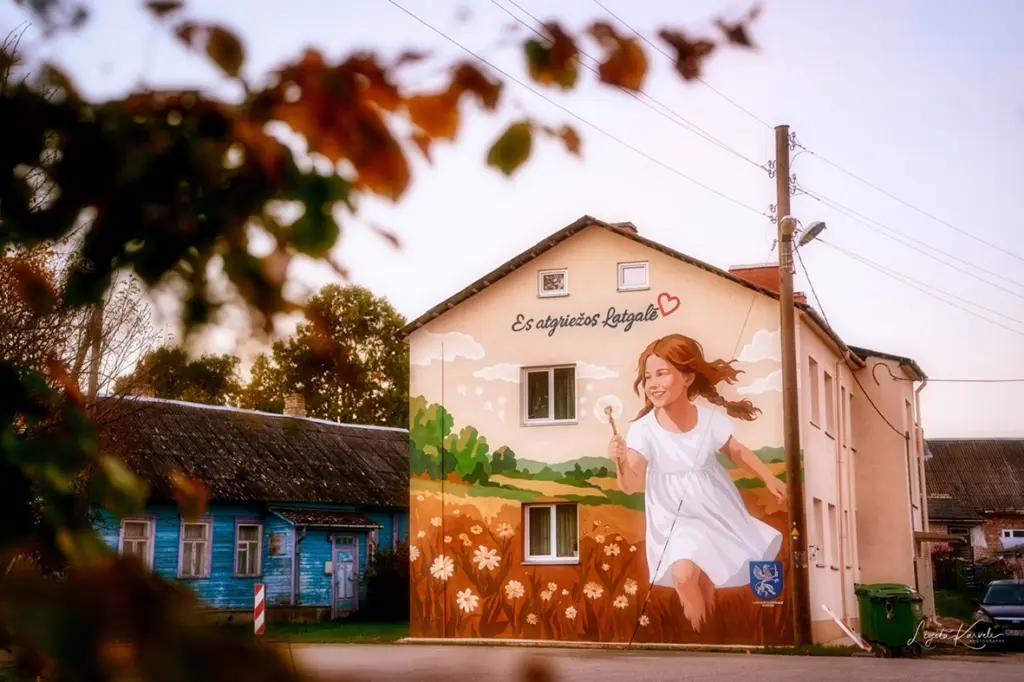 Latgale: Ludzā tapis jauns murālis par piederību un atgriešanos