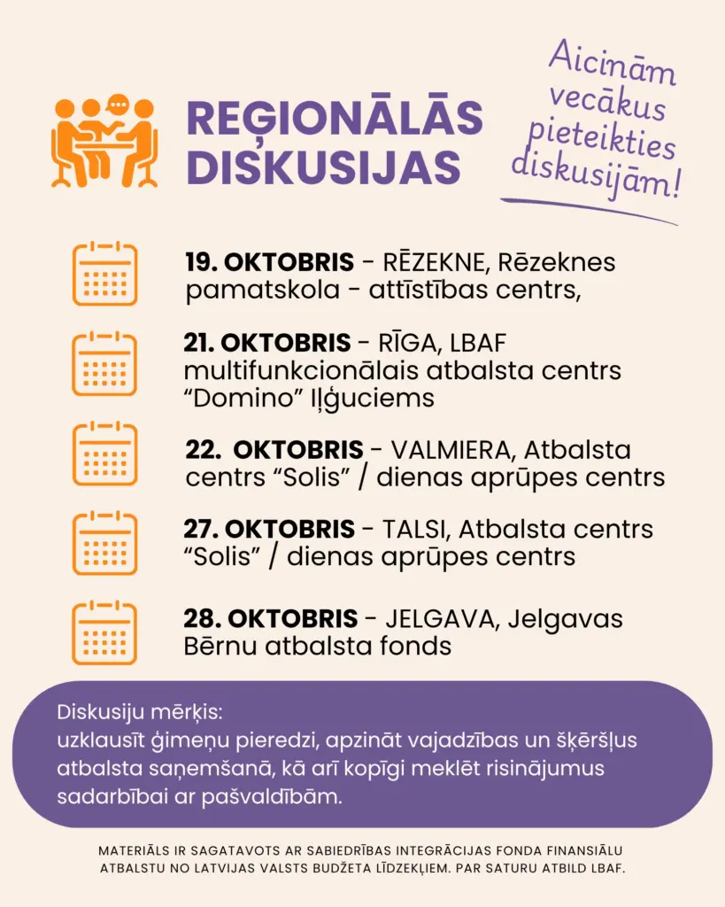 Arī Valmierā vecākus un NVO aicina kopīgi meklēt risinājumus ģimeņu atbalstam